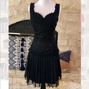 Vintage flapper style dress with low back